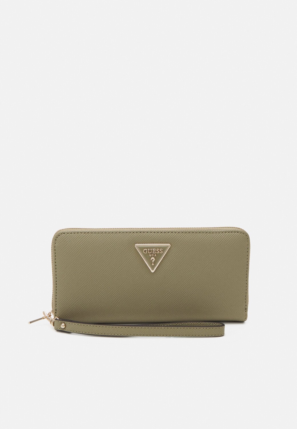 

Кошелек Laurel large zip around Guess, шалфей