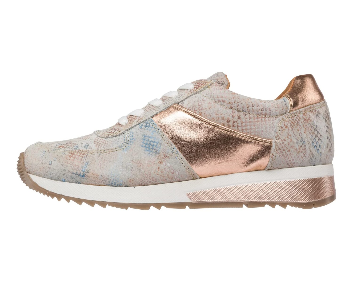 

Кроссовки Holly Unique Printed Leather Fashion Sneaker CoFi, персиковый
