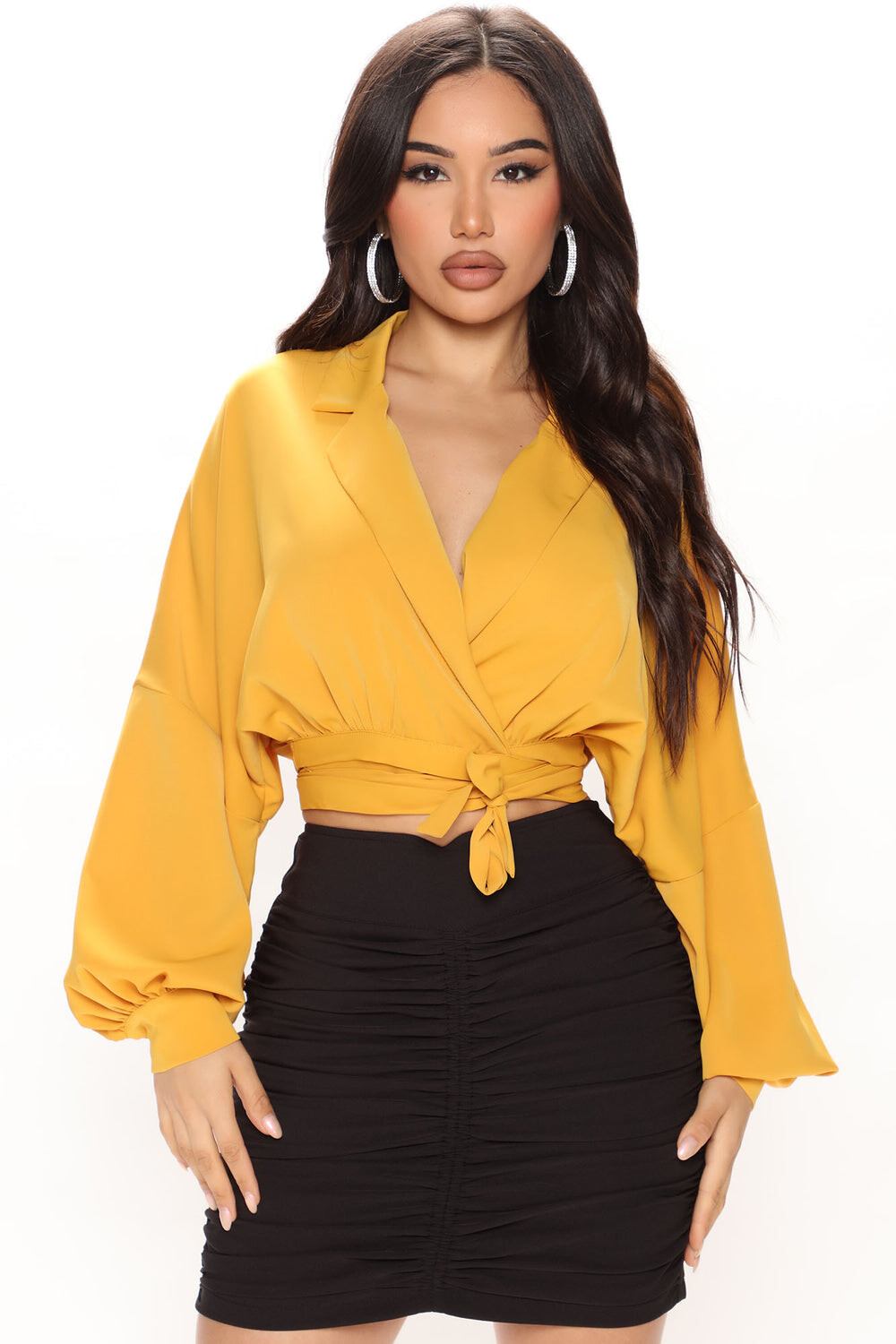 

Блузка Fashion Nova HF22A820, желтый