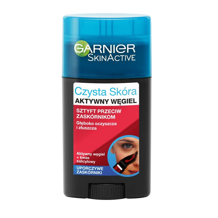 

Garnier Pure Skin Active Charcoal отшелушивающий стик против черных точек 50мл