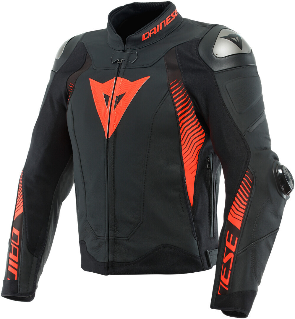 

Dainese Super Speed 4 Мотоцикл Кожаная куртка, черный/красный