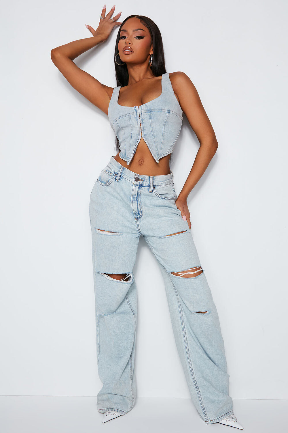 

Джинсы Fashion Nova ZDJ9010094A, синий
