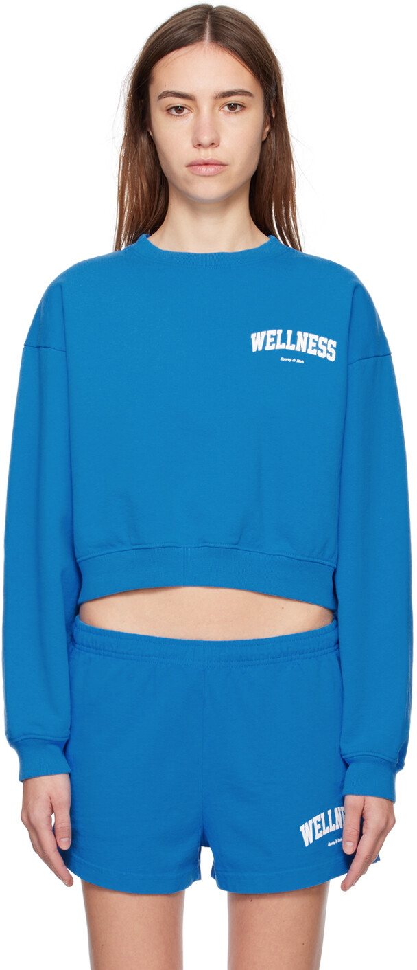 

Синяя толстовка Wellness Sporty & Rich, Синий