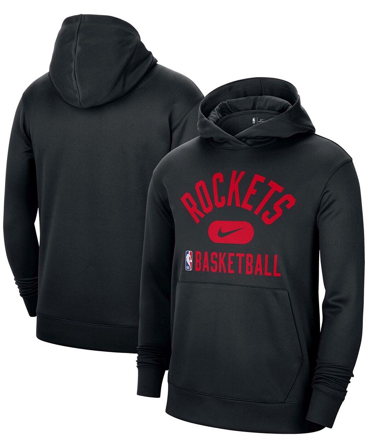

Мужская черная толстовка с капюшоном houston rockets 2021-2022 spotlight on court performance practice Nike, черный