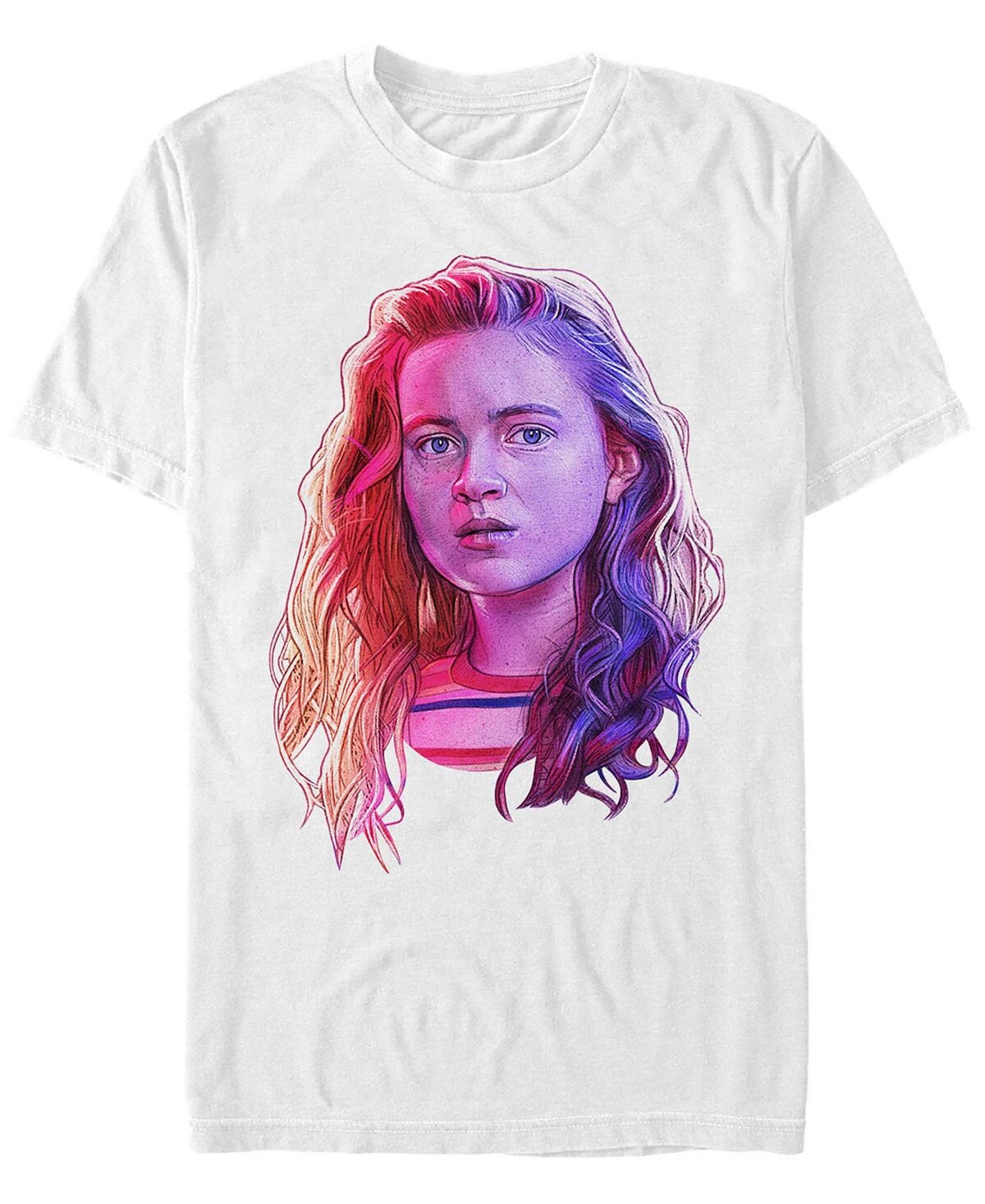 

Мужская футболка с коротким рукавом stranger things max big face Fifth Sun, белый