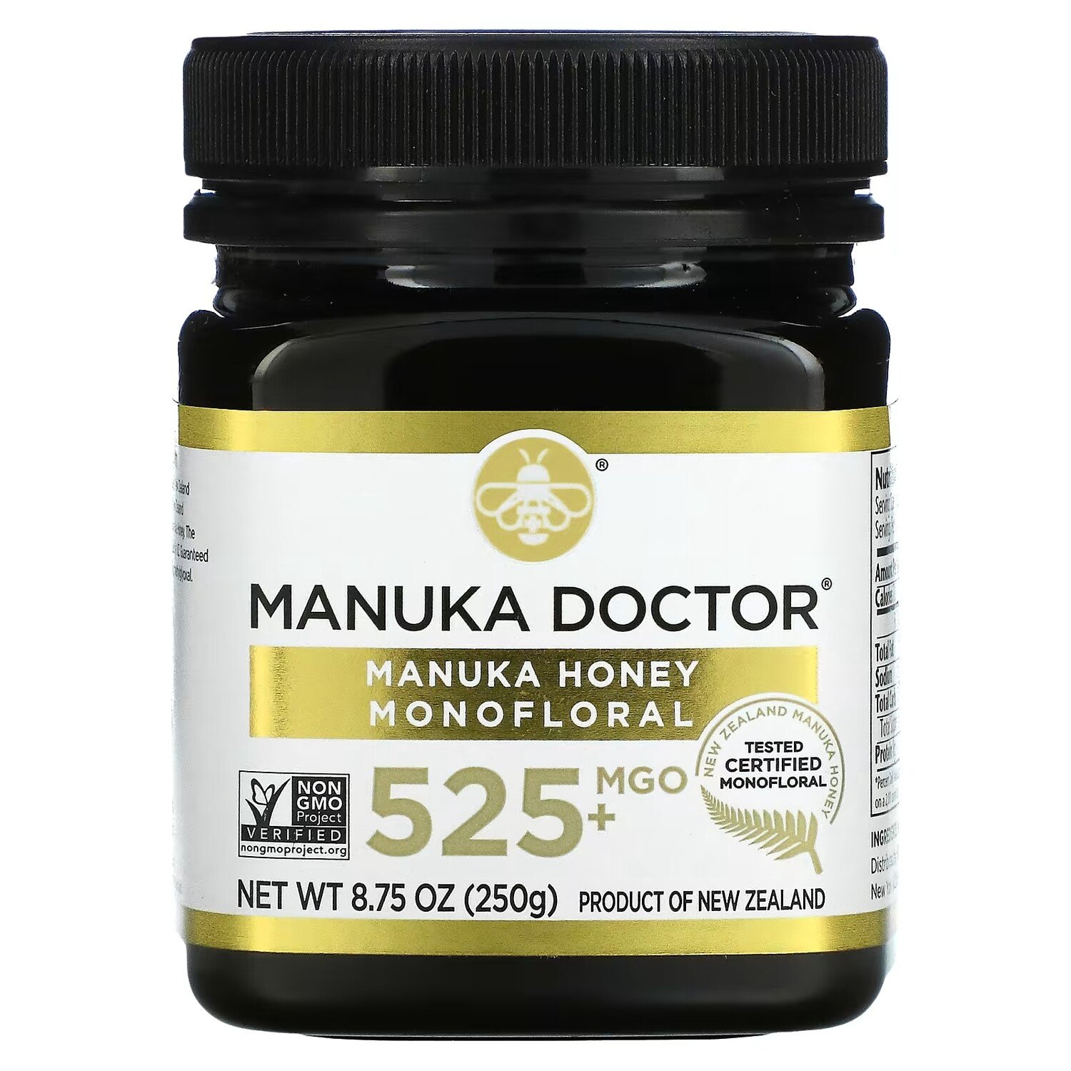 

Manuka Doctor Монофлерный мед манука MGO 525+, 250 г