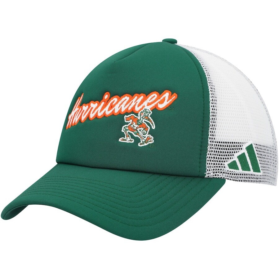 

Бейсболка adidas Miami Hurricanes, зеленый