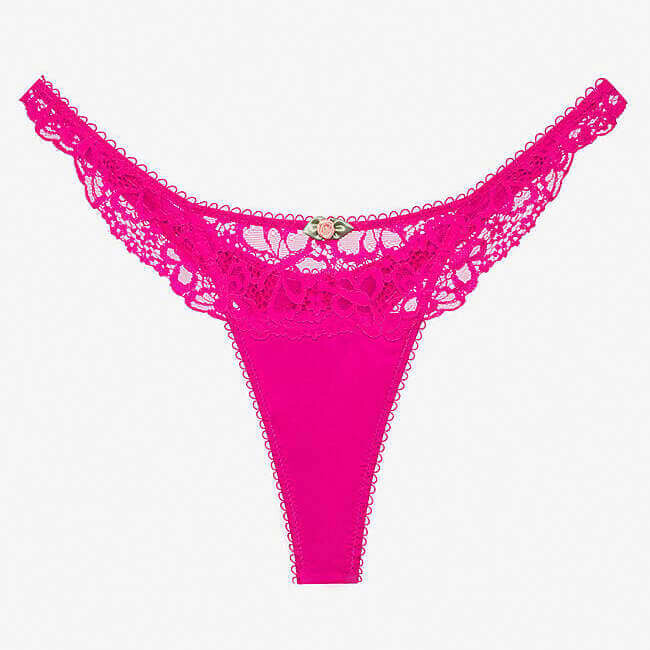 

Стринги For Love & Lemons for Victoria's Secret Butterfly Lace, розовый