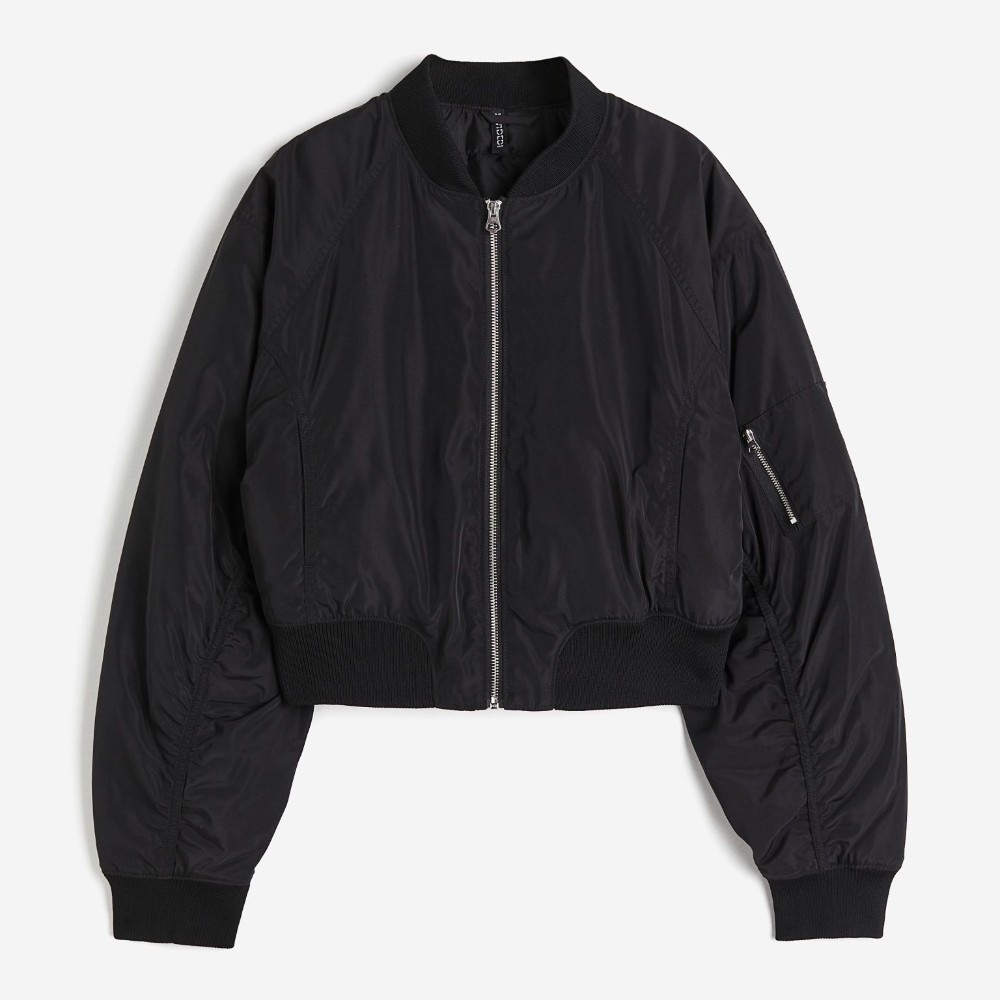 Куртка-бомбер H&M, черный