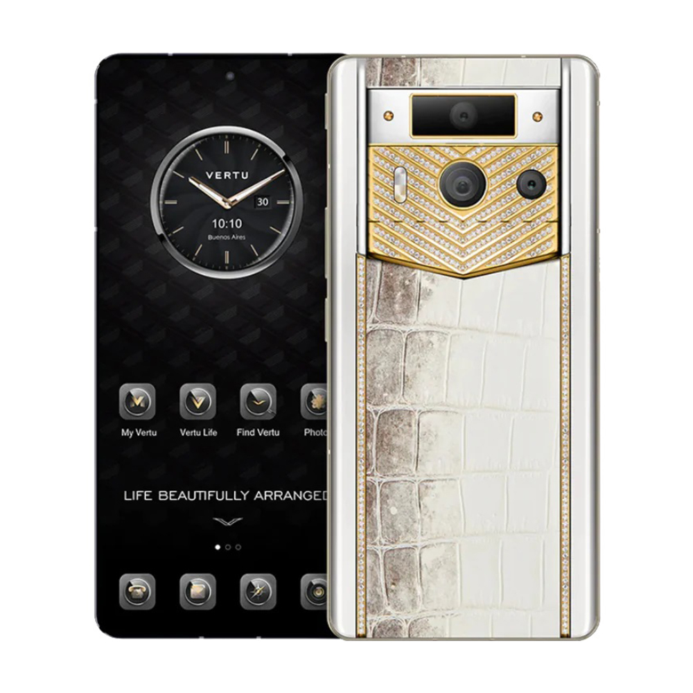 Смартфон Vertu Metavertu 2 Gold High-End Himalayan Alligator V Gold &  Diamond, 12 ГБ/512 ГБ, 2 Nano-SIM, белый/золото – купить по выгодным ценам  с доставкой из-за рубежа через сервис «CDEK.Shopping»