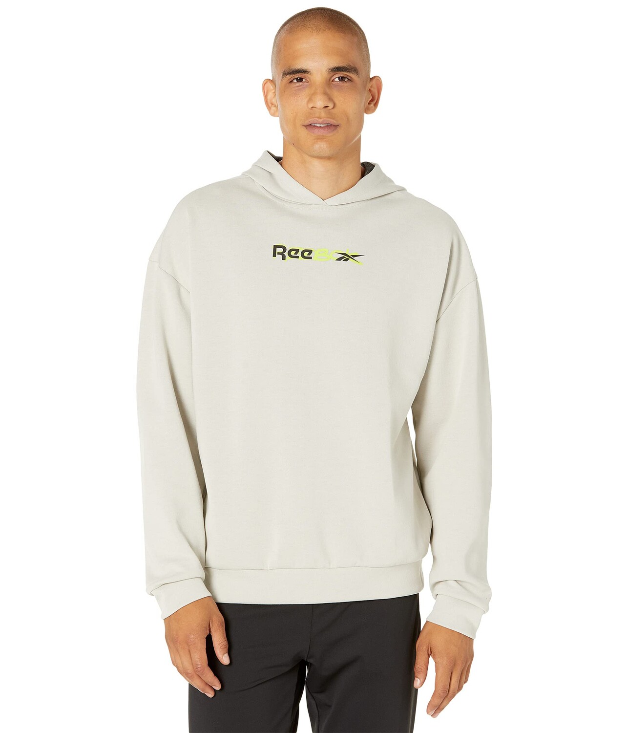 

Толстовка Reebok Meet You There, кремовый, Серый