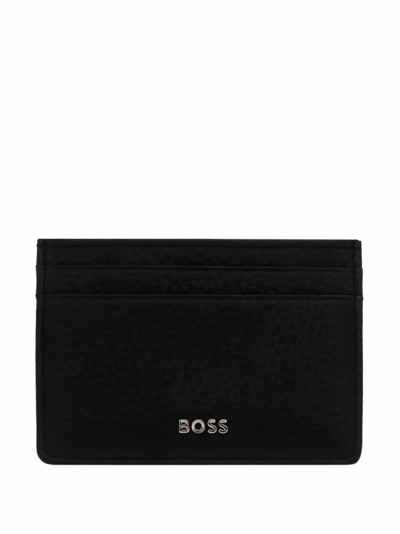 

Кожаная визитница с логотипом Hugo Boss
