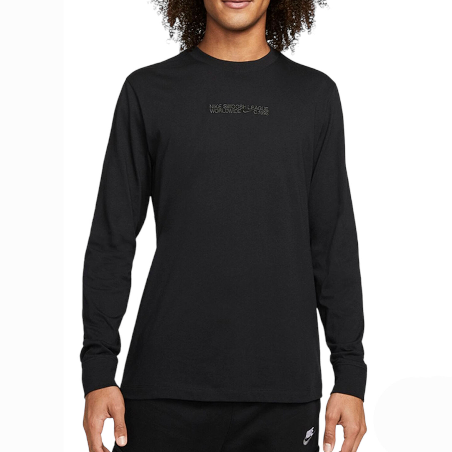 

Лонгслив Nike Swoosh League Worldvide, черный