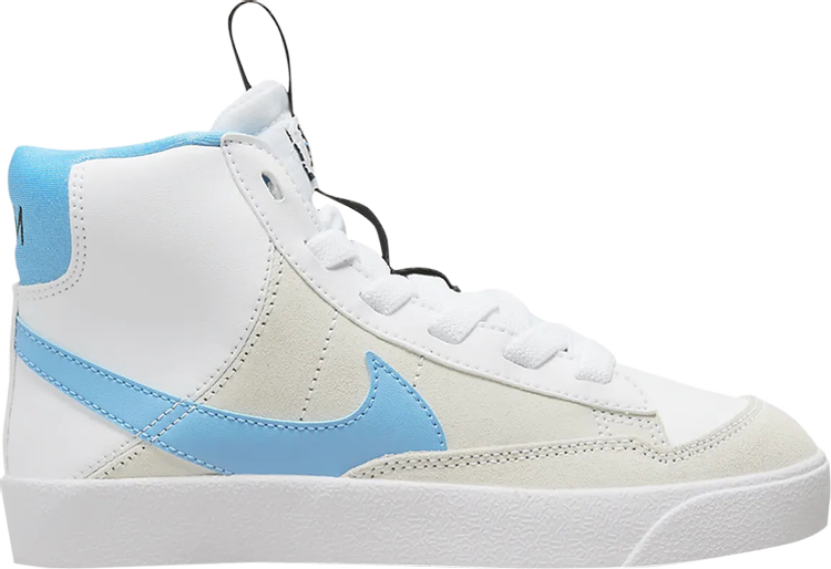 

Кроссовки Nike Blazer Mid '77 SE PS 'Dance - White University Blue', белый