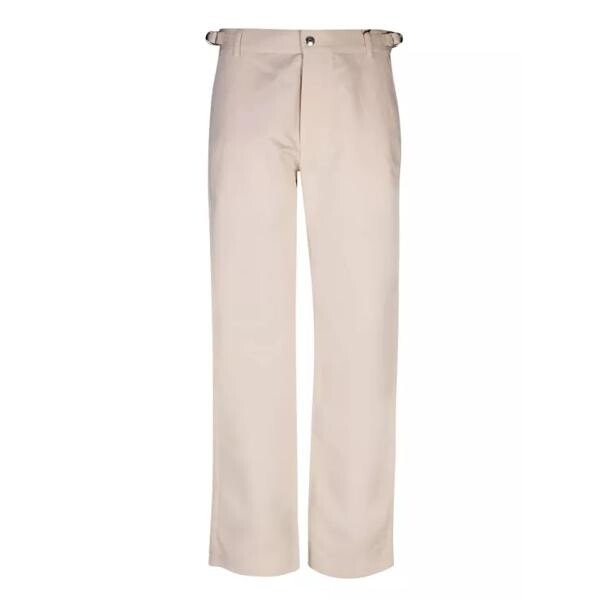 

Брюки linen and cotton trousers Jacquemus, бежевый