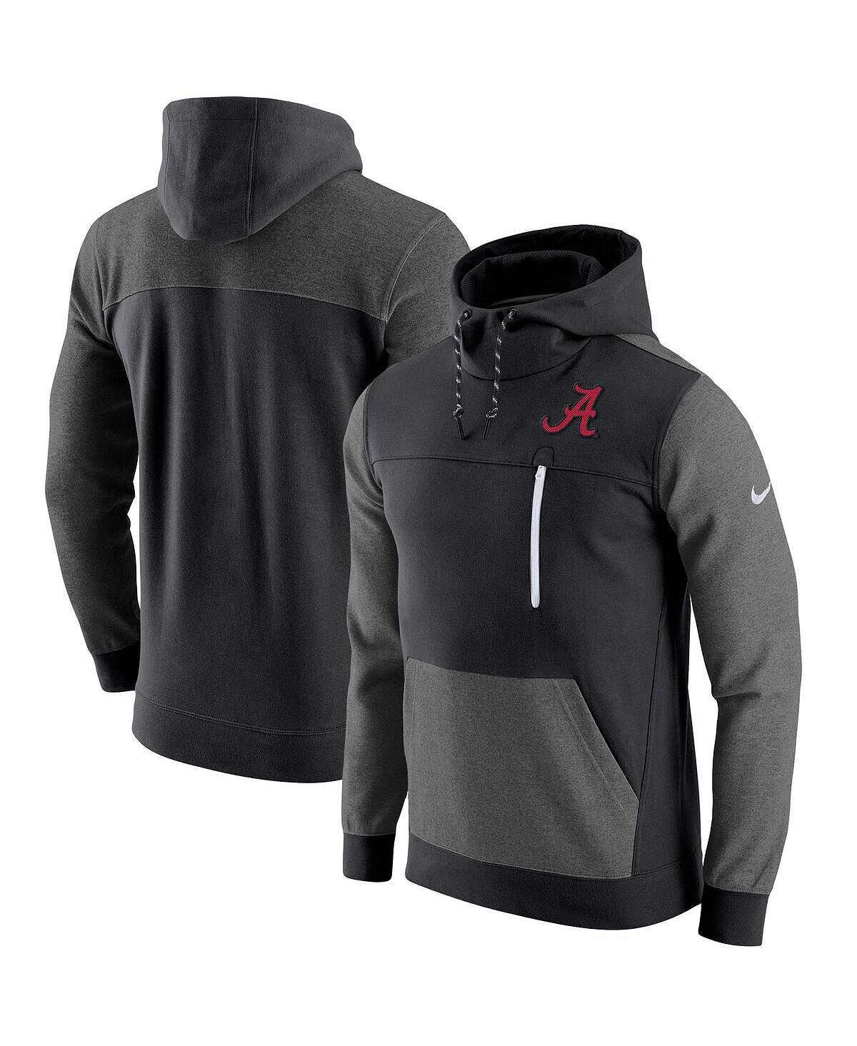 

Мужская черная толстовка с капюшоном alabama crimson tide av-15 2.0 pullover Nike, черный