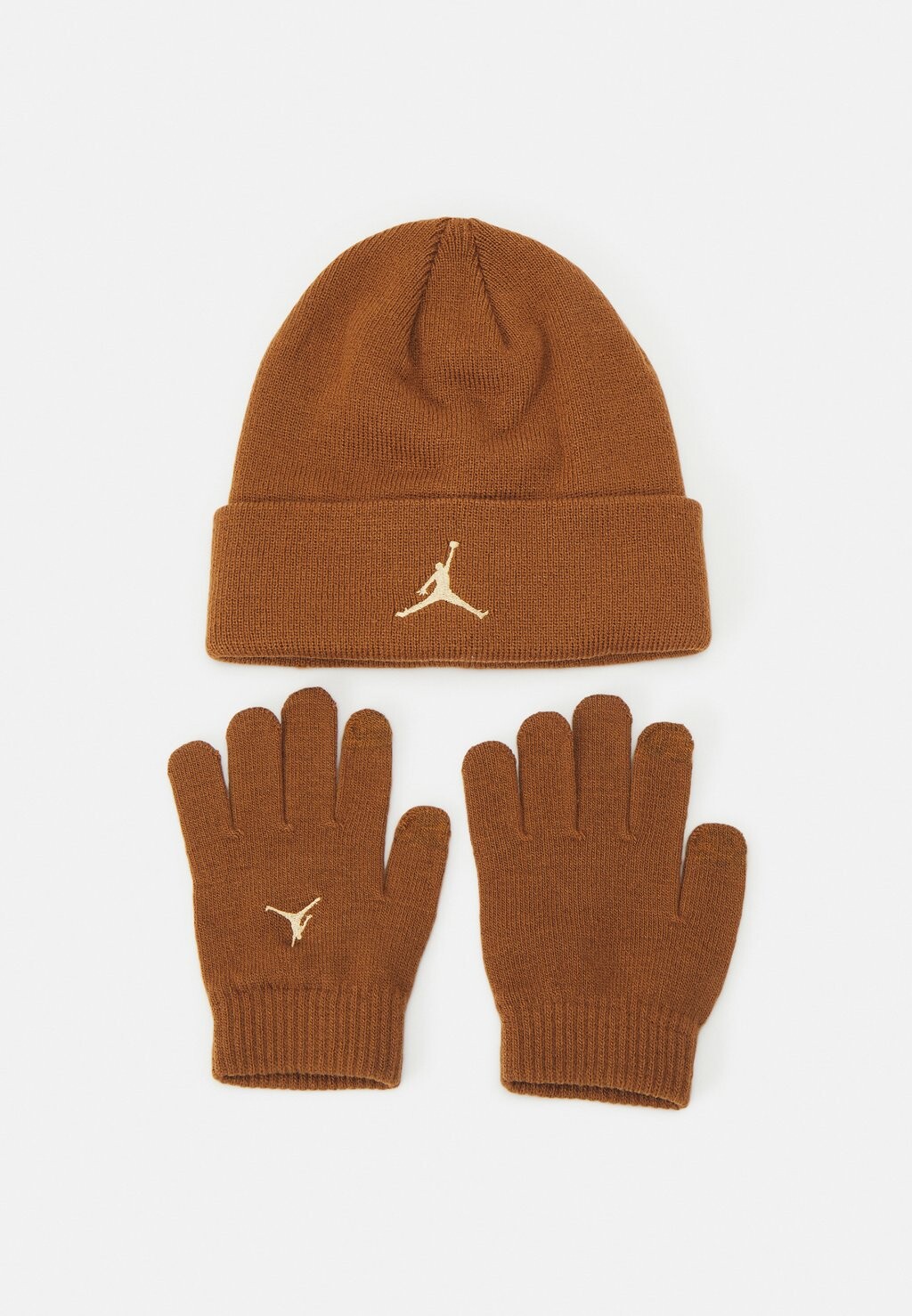 

Перчатки Jan Essentials Beanie Unisex Set Jordan, цвет light british tan