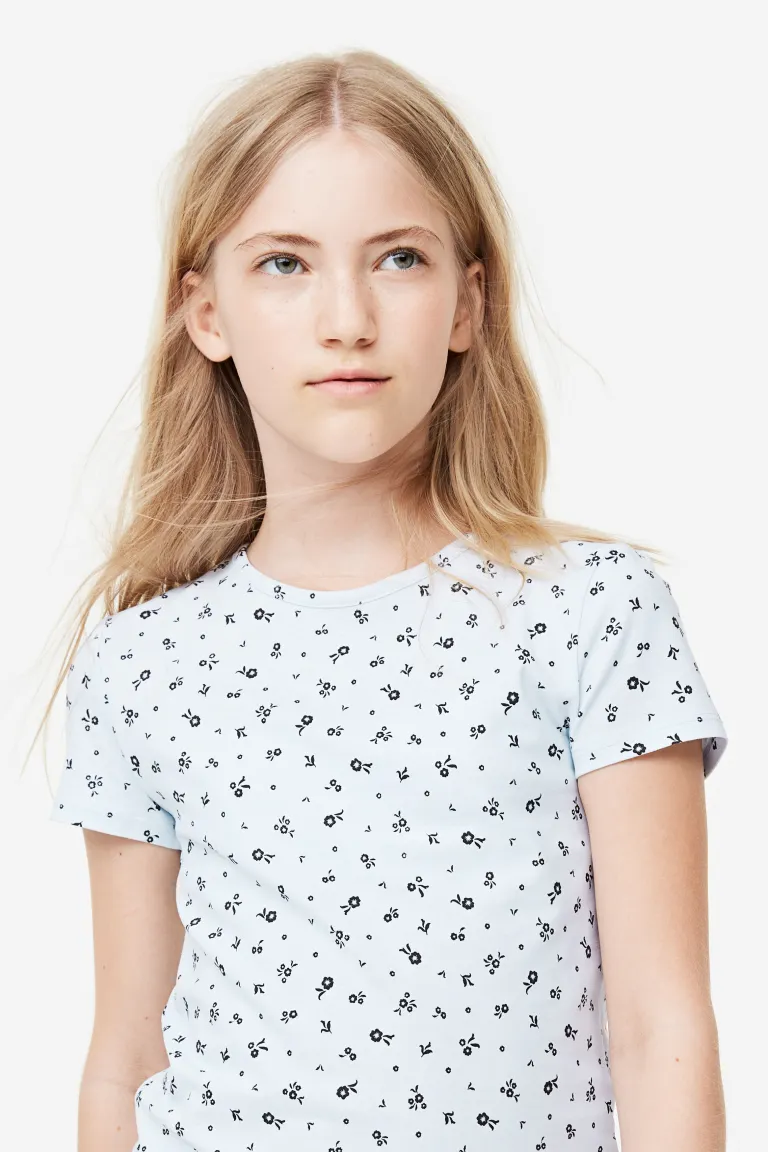 

Футболка с принтом H&M, синий