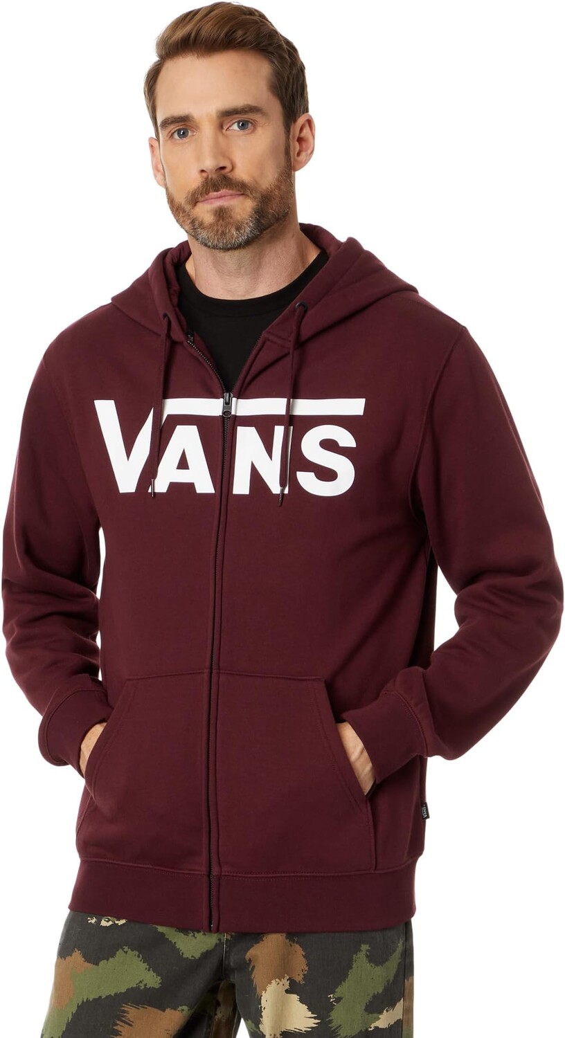 

Классическая толстовка на молнии II Vans, цвет Port Royale/White