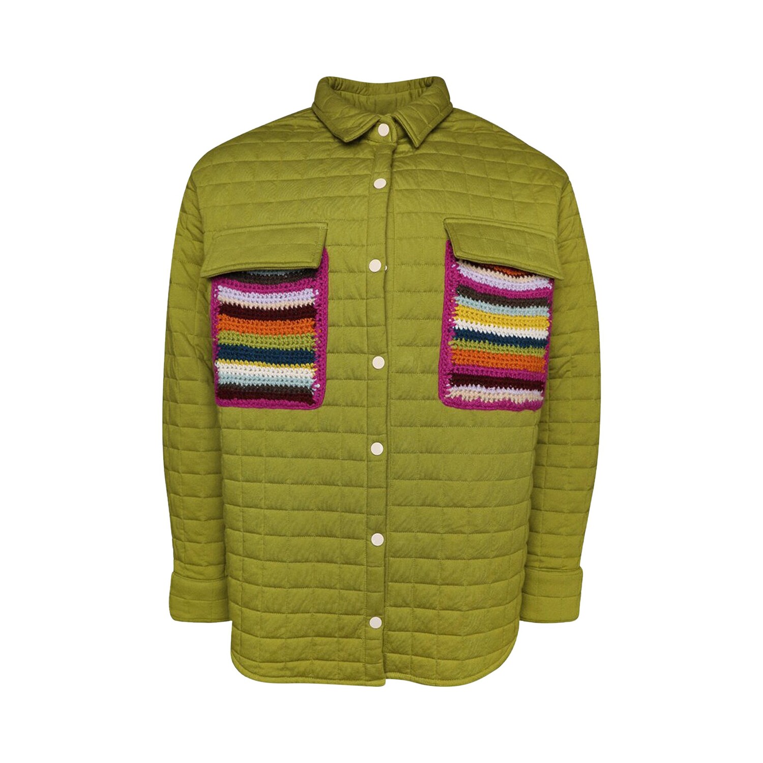 

Стеганая куртка The Elder Statesman Snap Pea