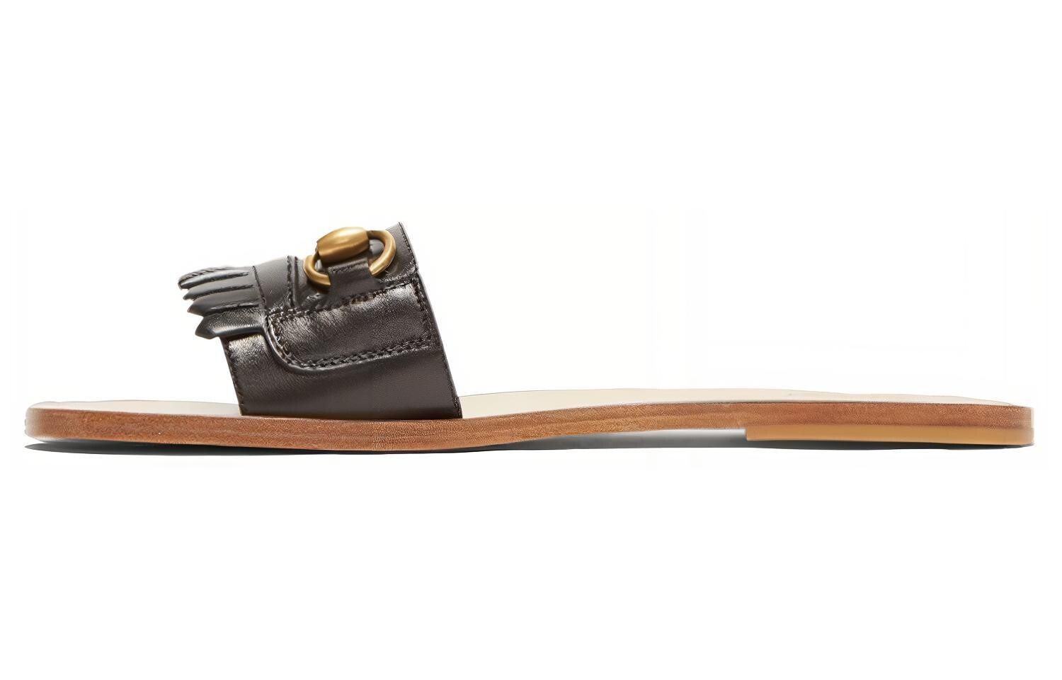 

Сандалии GUCCI Slide Slippers Women's Black