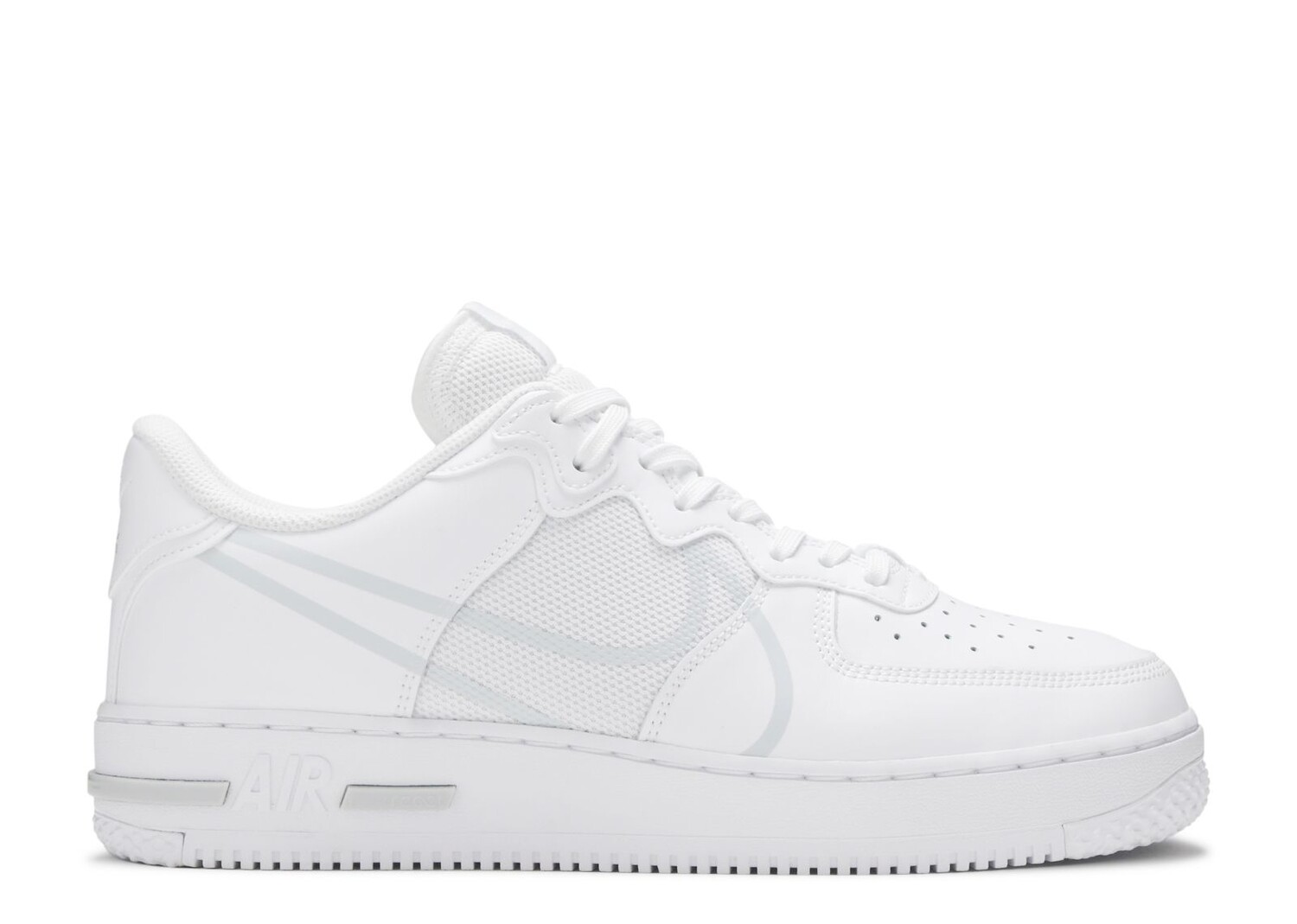 

Кроссовки Nike Air Force 1 React 'White', белый, Белый;серый