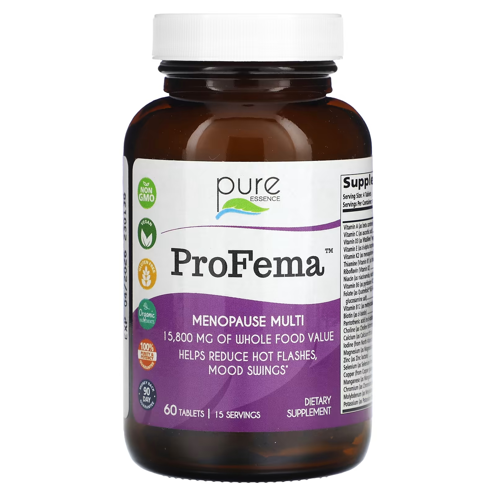 Пищевая добавка Pure Essence ProFema Menopause Multa, 60 таблеток