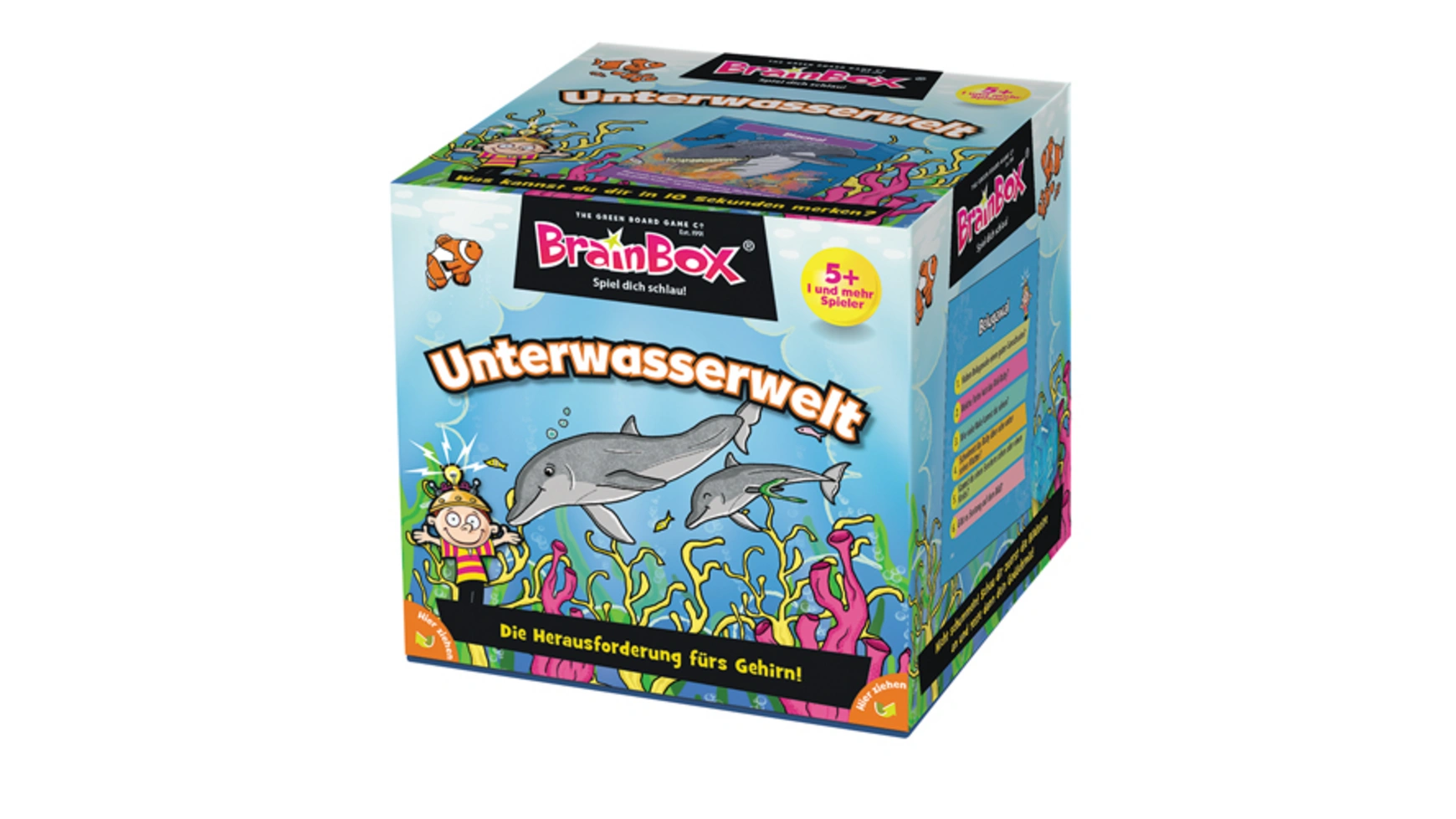 BrainBox подводный мир настольная игра сундучок знаний brainbox мир математики