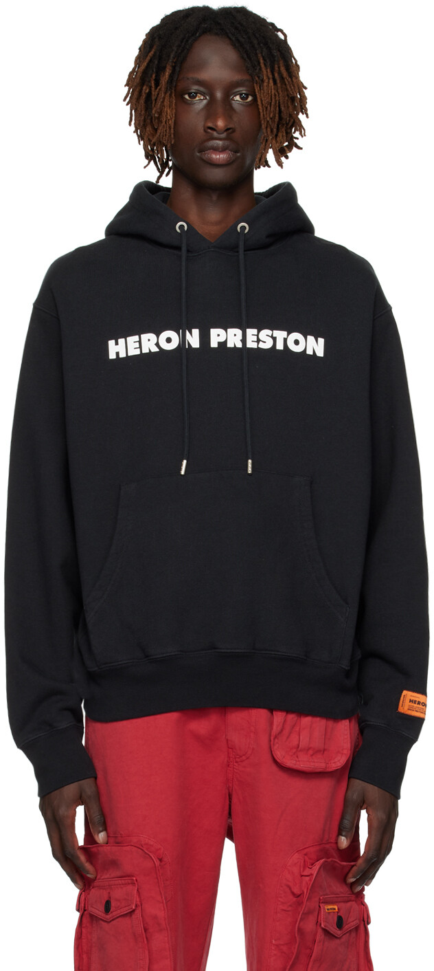 

Черный худи «Это не» Heron Preston