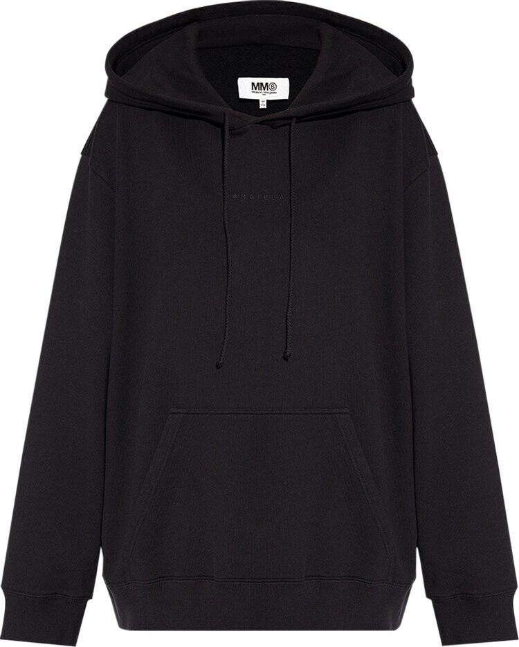 

Худи MM6 Maison Margiela Zip Up Hoodie 'Black', черный