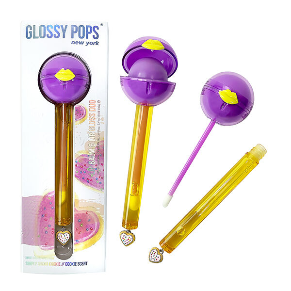 Glossy Pops Sweet Treats Бальзам для губ и блеск для губ Simply Sugar Cookie, 1 шт.