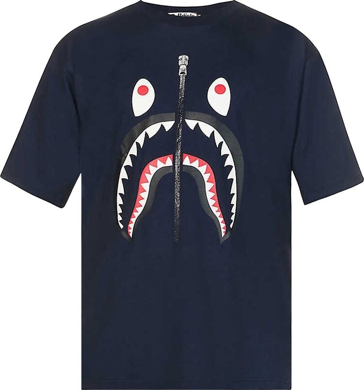 

Футболка BAPE Shark Relaxed Fit Tee 'Navy', синий