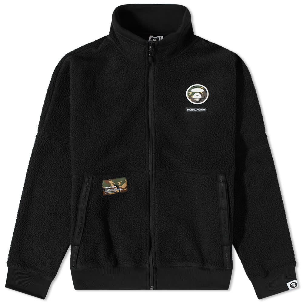 

APE Куртка из флиса AAPE Now AAPE by A Bathing Ape, Черный
