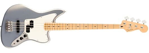 

Бас-гитара Fender Player Jaguar, кленовый гриф, серебристый — MX21284735