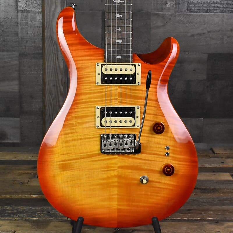 

Paul Reed Smith SE Custom 24-08 — Vintage Sunburst с сумкой для переноски, серийный номер: 6210 PRS Paul Reed Smith SE Custom 24-08 - with Gig Bag SN:6210