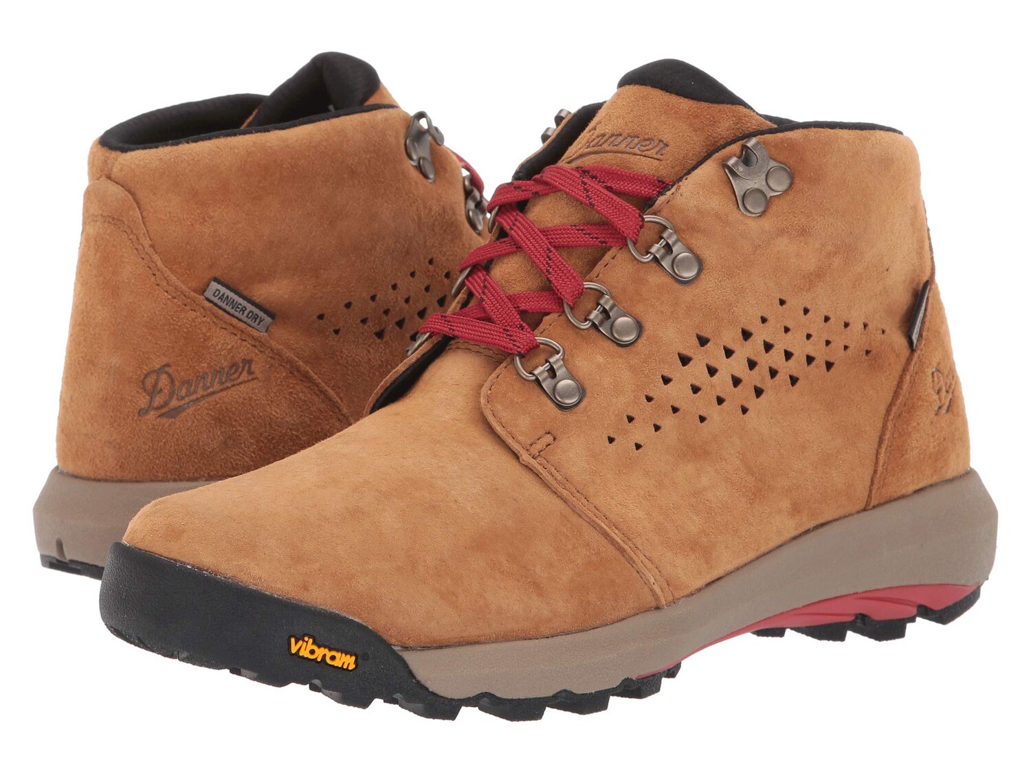 

Треккинговые ботинки Danner 4" Inquire Chukka, коричневый/красный