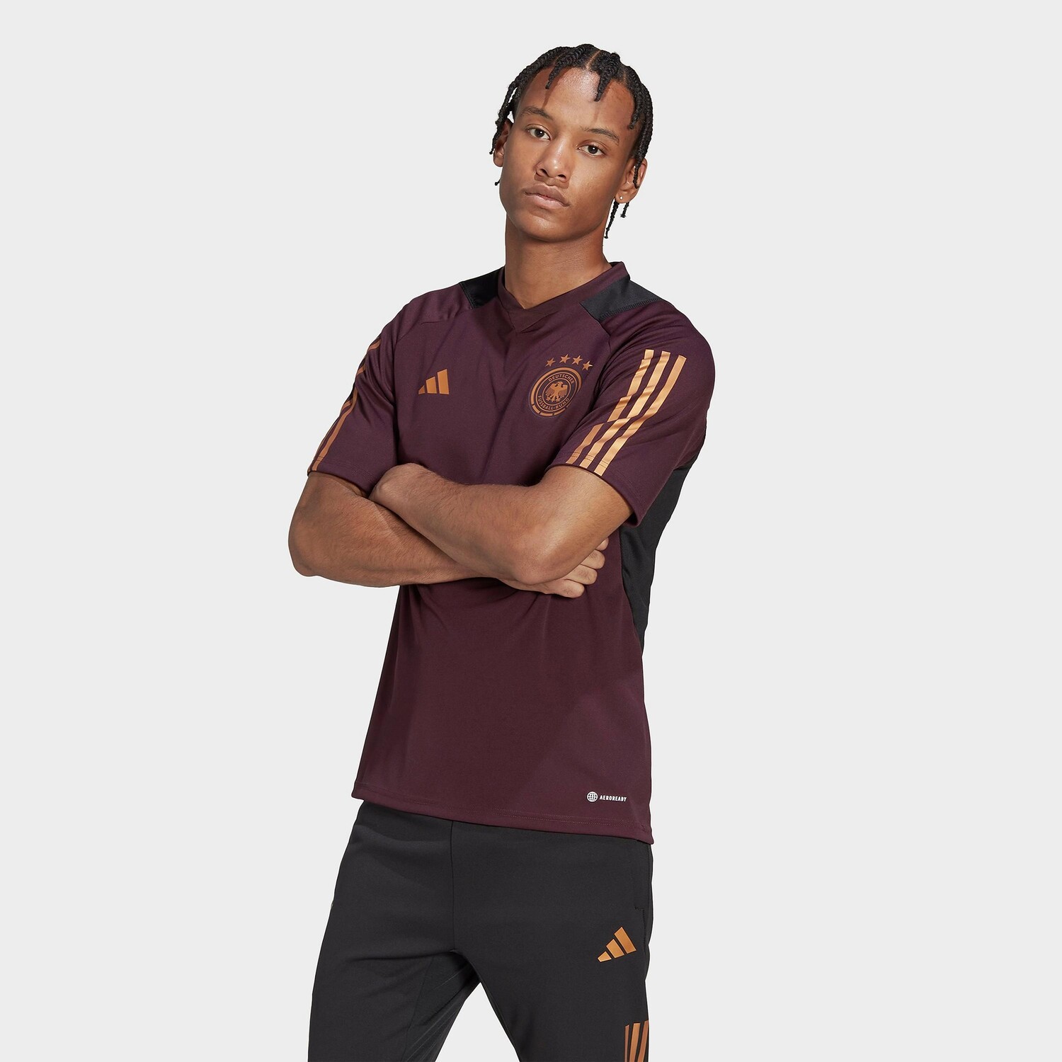 

Мужская футбольная майка Adidas Germany Tiro 23 Training, красный