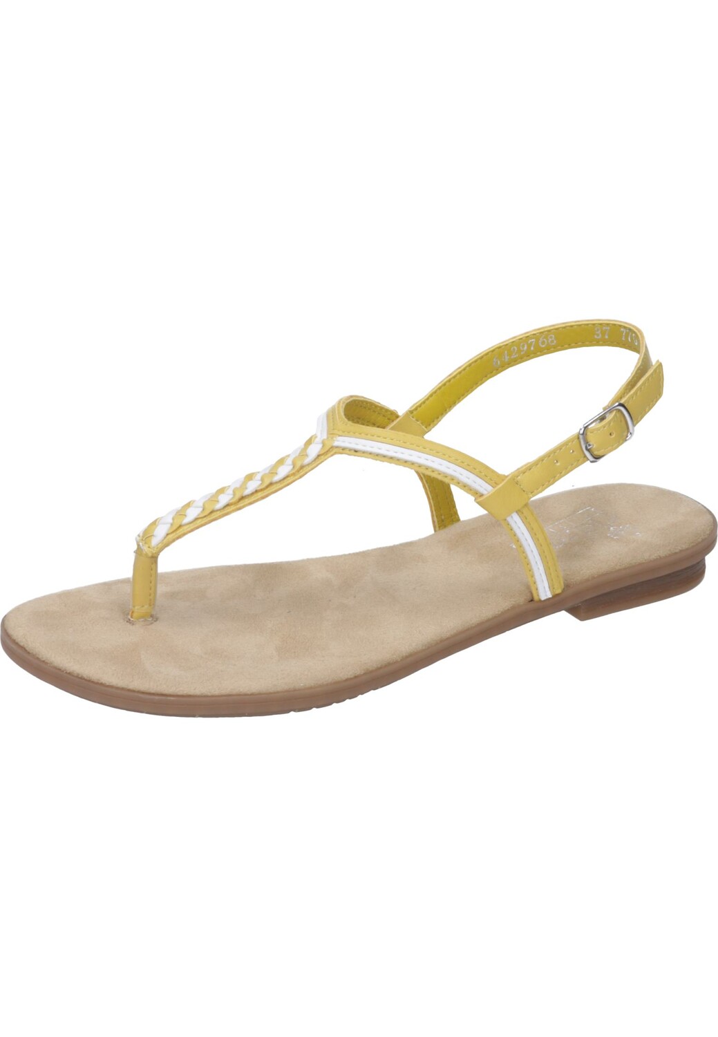 

Сандалии rieker Klassische Sandaletten, цвет yellow/weiss