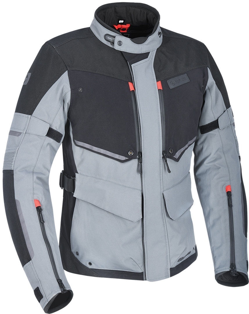 Куртка текстильная мотоциклетная Oxford Mondial, серый