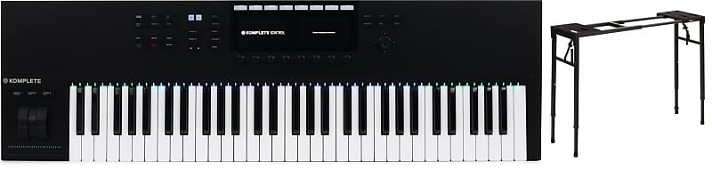 

Native Instruments Komplete Kontrol S61 Smart Keyboard Controller Bundle с Gator Frameworks GFW-UTILITY-TBL Клавиатурный стол для тяжелых условий эксплуатации