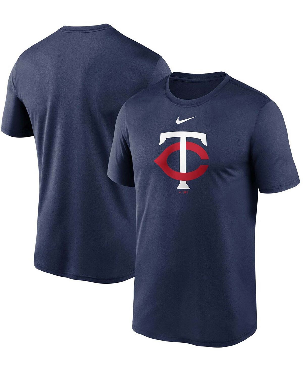 

Мужская темно-синяя футболка minnesota twins с большим логотипом legend performance Nike, синий