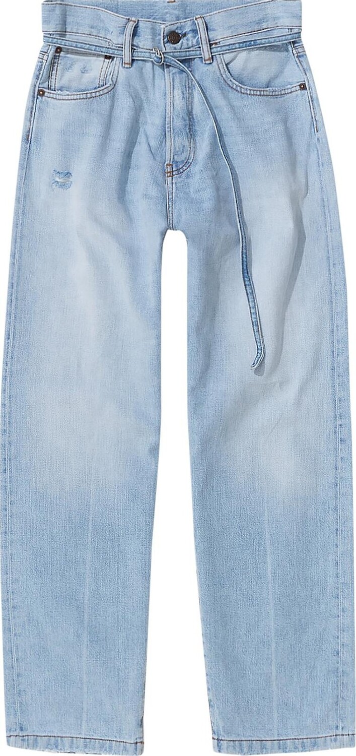 

Джинсы Acne Studios 2022 Wide Leg Jean 'Pale Blue', синий