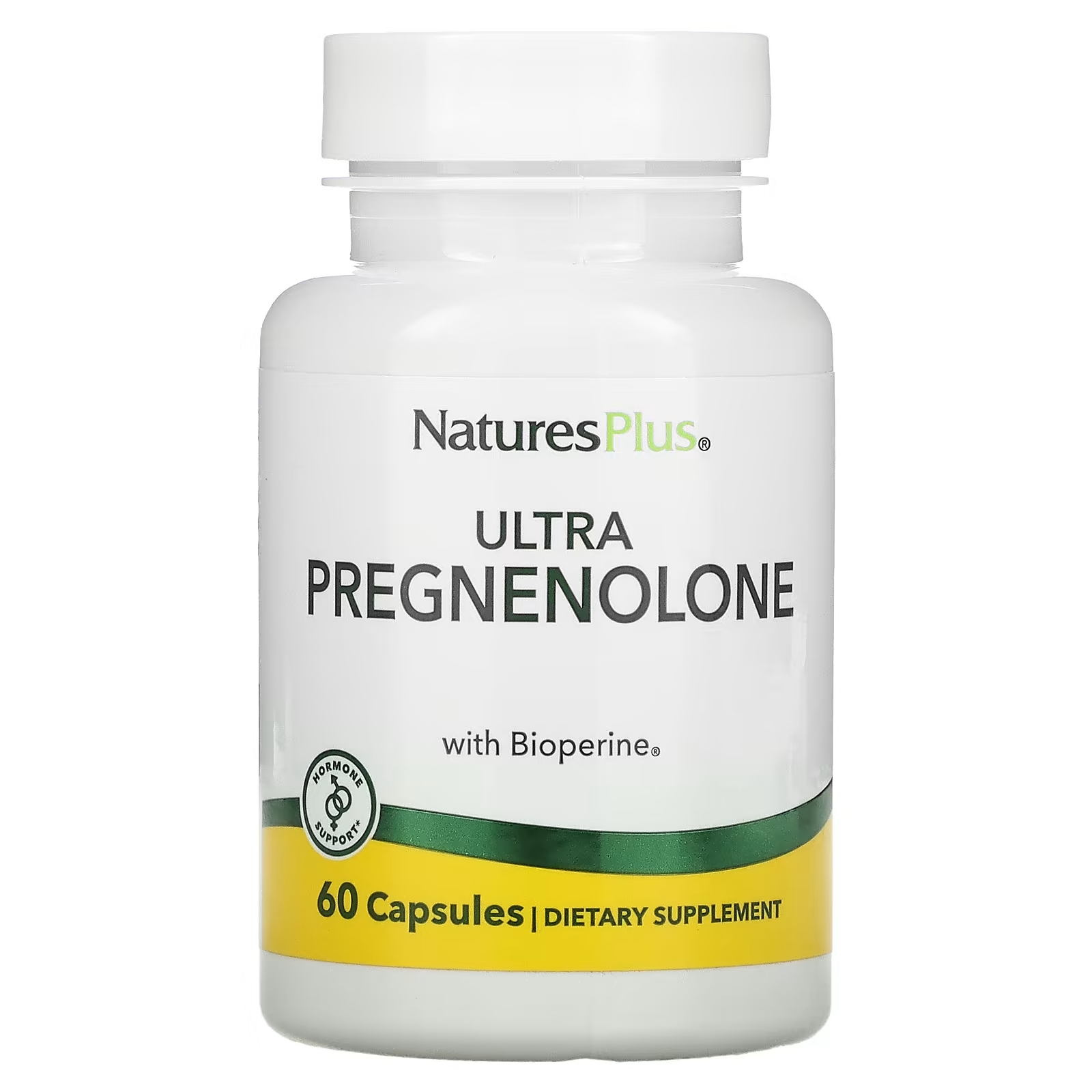NaturesPlus «Ультра прегненолон», 60 растительных капсул naturesplus суперкомлекс витаминов с 180 растительных капсул