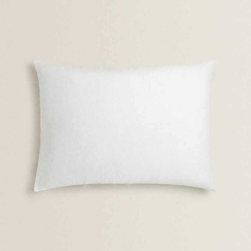 цена Чехол на подушку Zara Home XXL Cushion, белый
