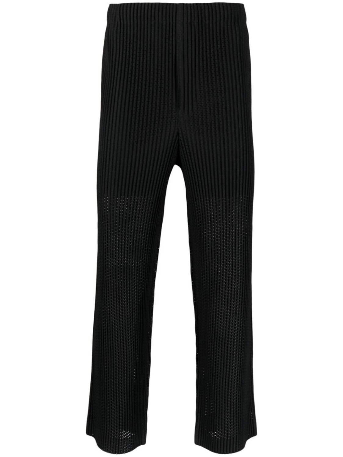 

Homme Plissé Issey Miyake брюки Mc March прямого кроя со складками, черный