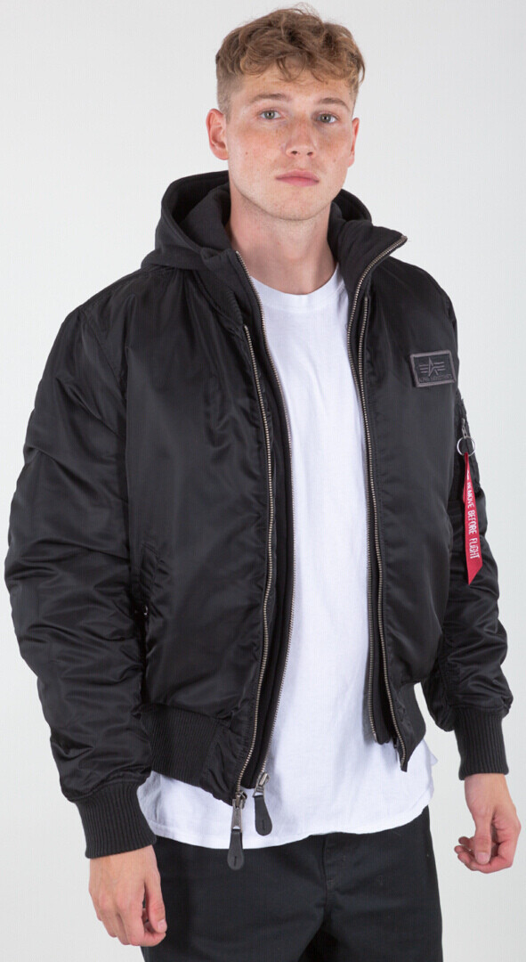 

Куртка Alpha Industries MA-1 D-Tec, черно-черная