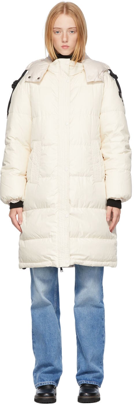 

Пуховик Off-White Erysimum Moncler, Белый