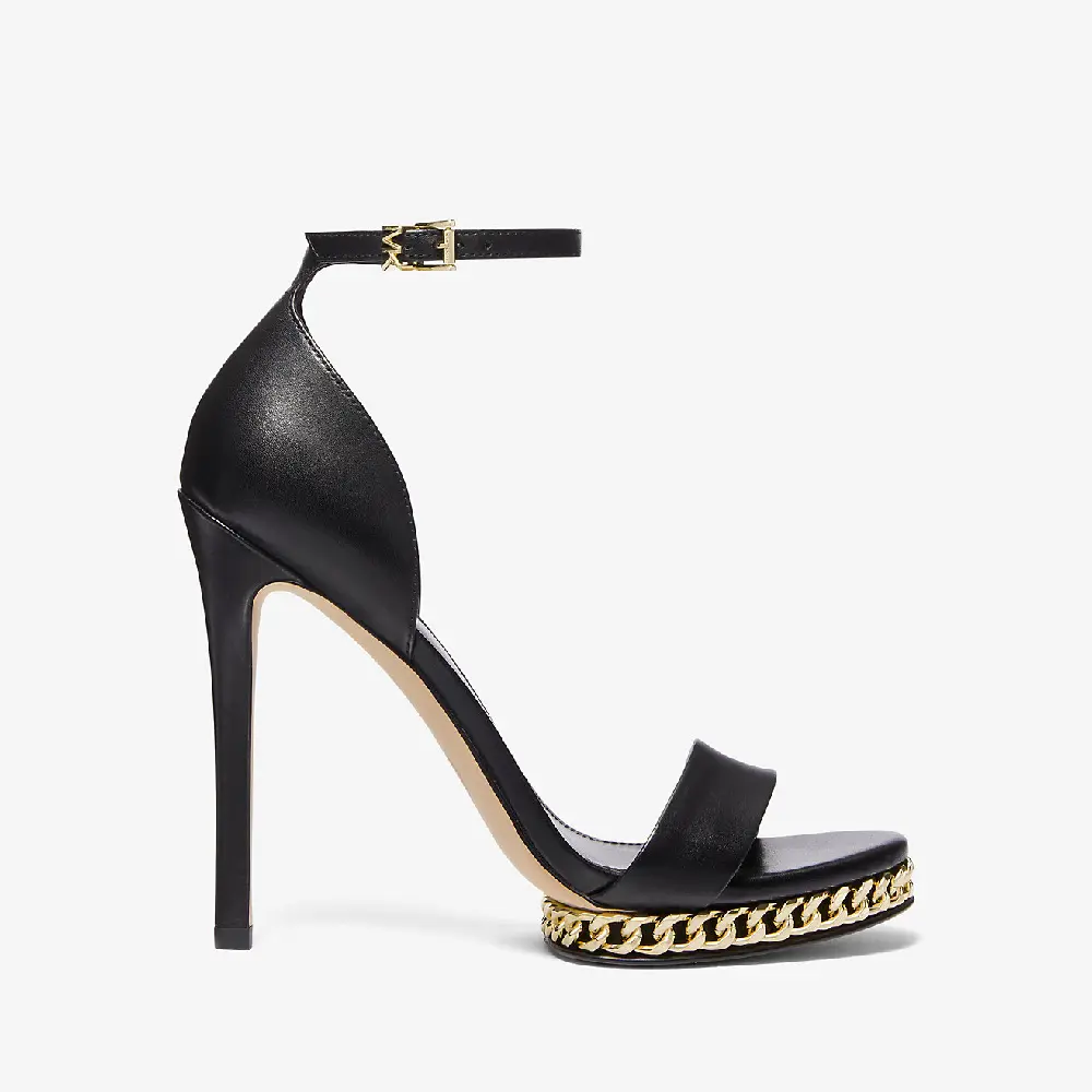 

Босоножки Michael Michael Kors Jordyn Embellished Leather Platform, черный