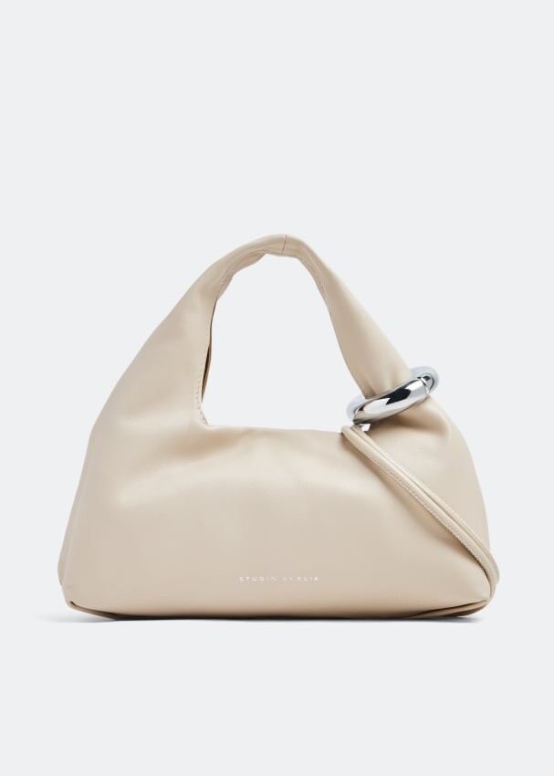 

Сумка-хобо STUDIO AMELIA Helium mini hobo bag, белый