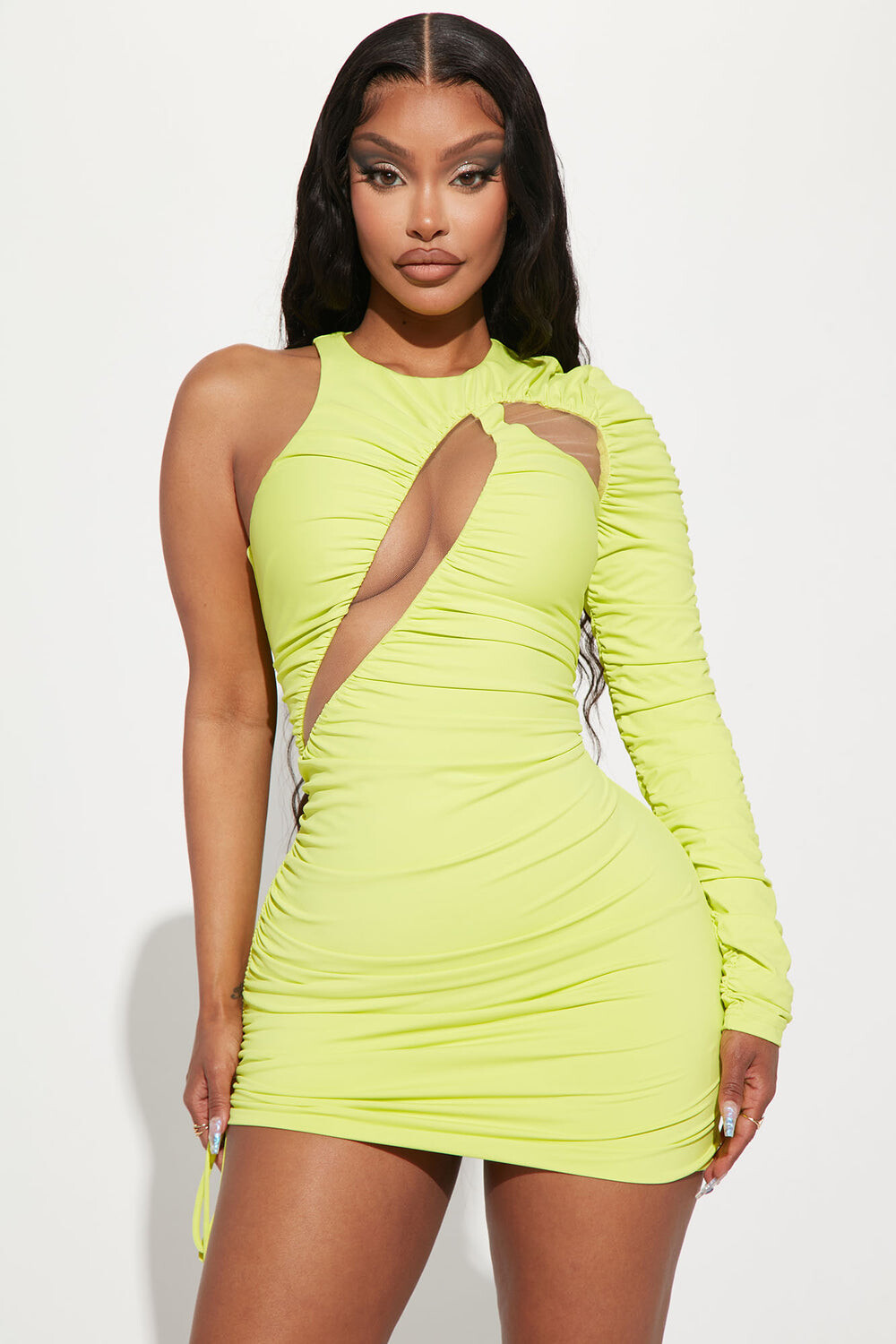 

Мини платье Fashion Nova LD9168, желтый